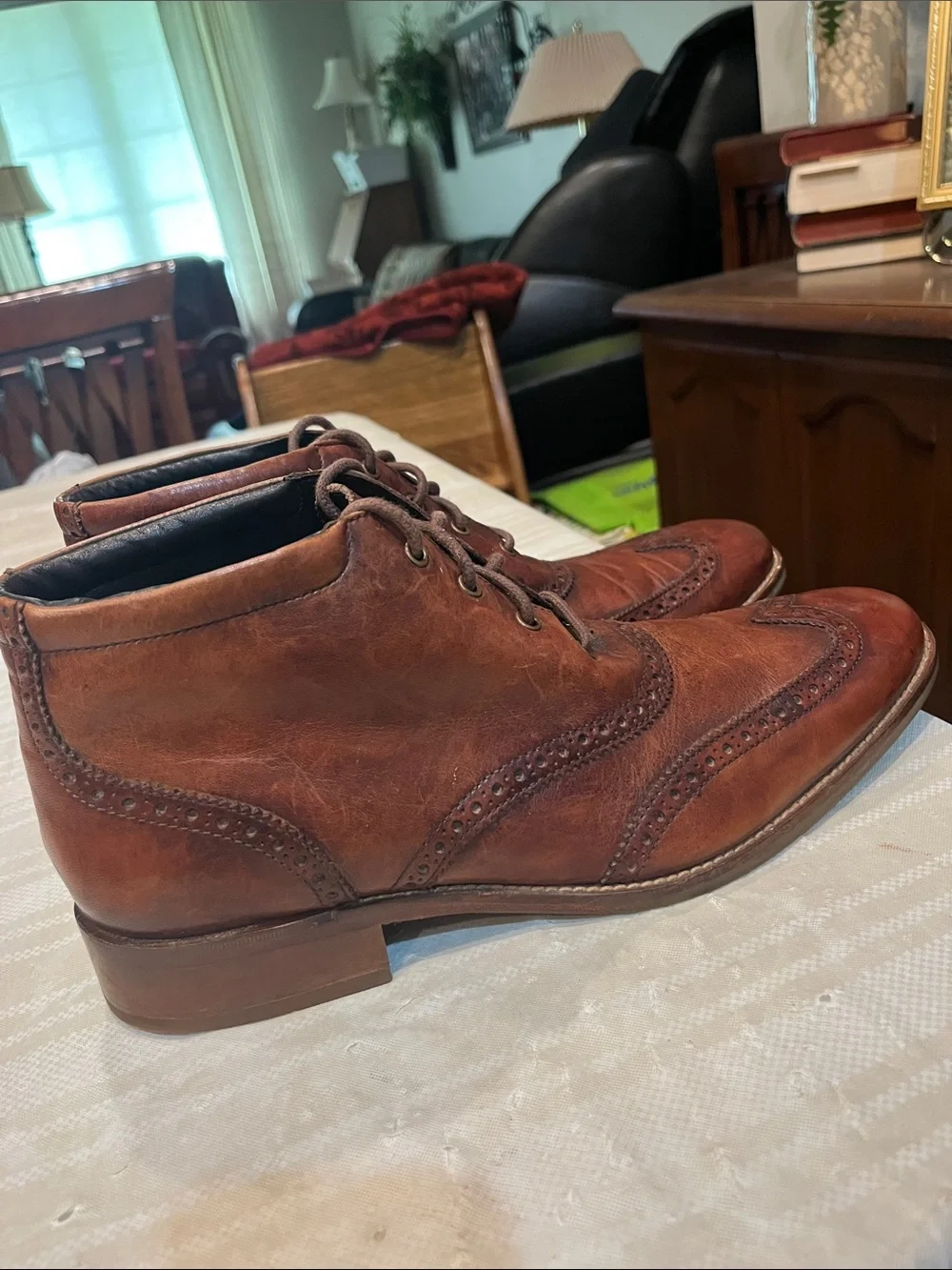 Cole Haan Leather Wingtip Chucca Boots C11053 Men's size 11